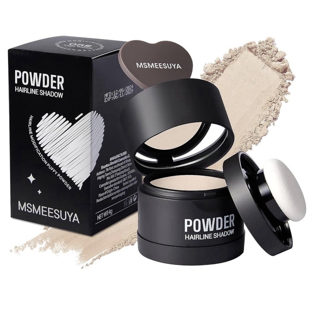 MSMEESUYA Hairline‎ Shadow Powder 05 Light Blonde Root Touch Up Waterproof 4g